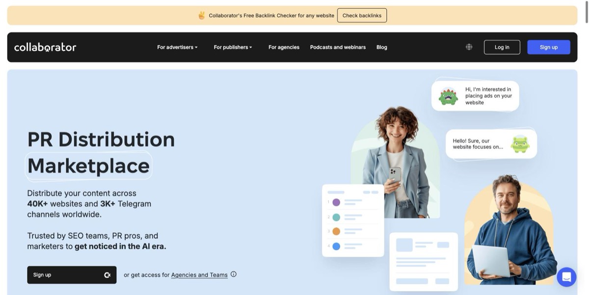 Collaborator.pro homepage